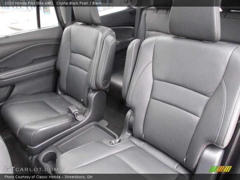 Crystal Black Pearl / Black 2020 Honda Pilot Elite AWD