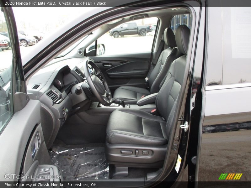 Crystal Black Pearl / Black 2020 Honda Pilot Elite AWD