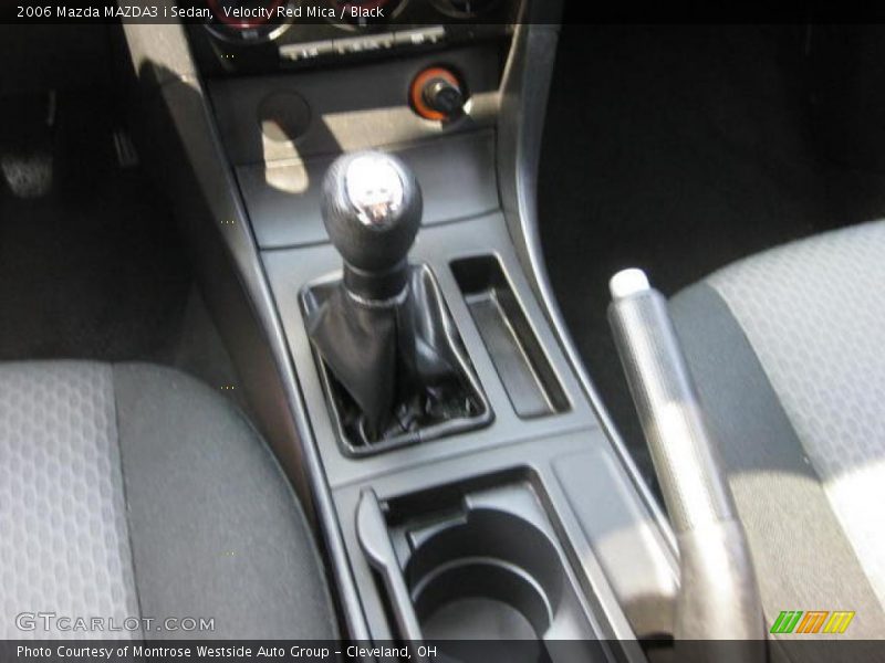 Velocity Red Mica / Black 2006 Mazda MAZDA3 i Sedan