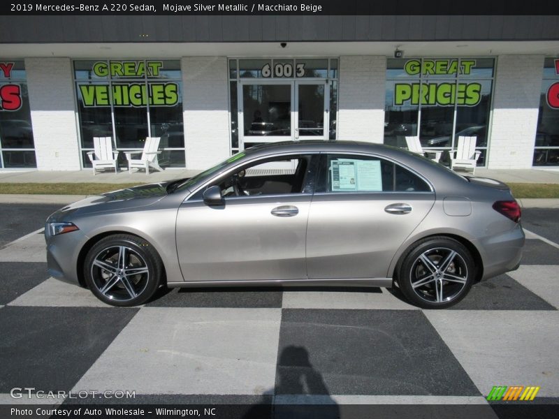 Mojave Silver Metallic / Macchiato Beige 2019 Mercedes-Benz A 220 Sedan