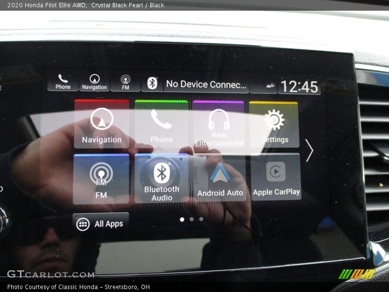 Crystal Black Pearl / Black 2020 Honda Pilot Elite AWD