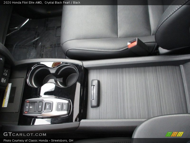 Crystal Black Pearl / Black 2020 Honda Pilot Elite AWD