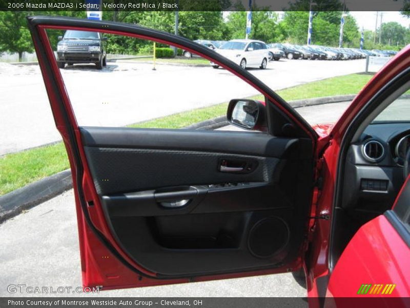 Velocity Red Mica / Black 2006 Mazda MAZDA3 i Sedan