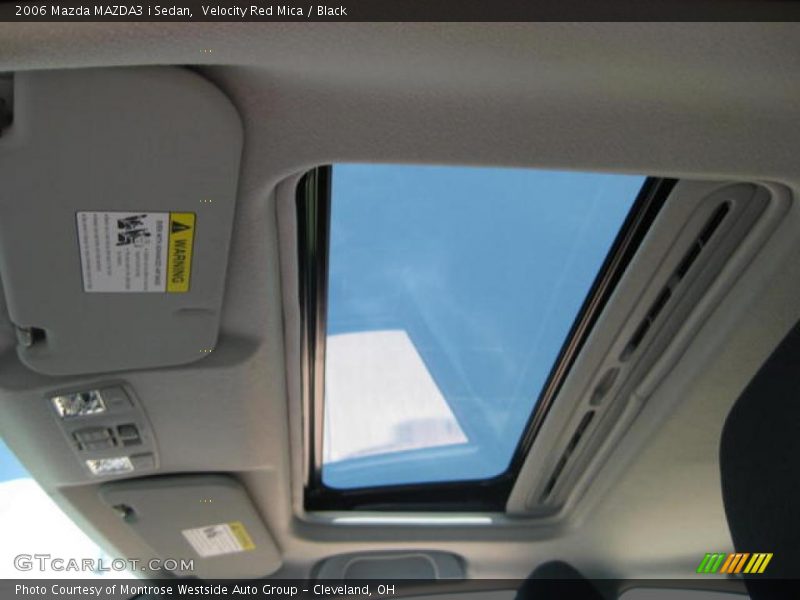 Velocity Red Mica / Black 2006 Mazda MAZDA3 i Sedan