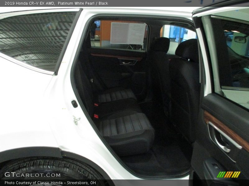 Platinum White Pearl / Black 2019 Honda CR-V EX AWD