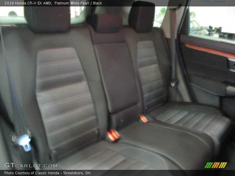 Platinum White Pearl / Black 2019 Honda CR-V EX AWD