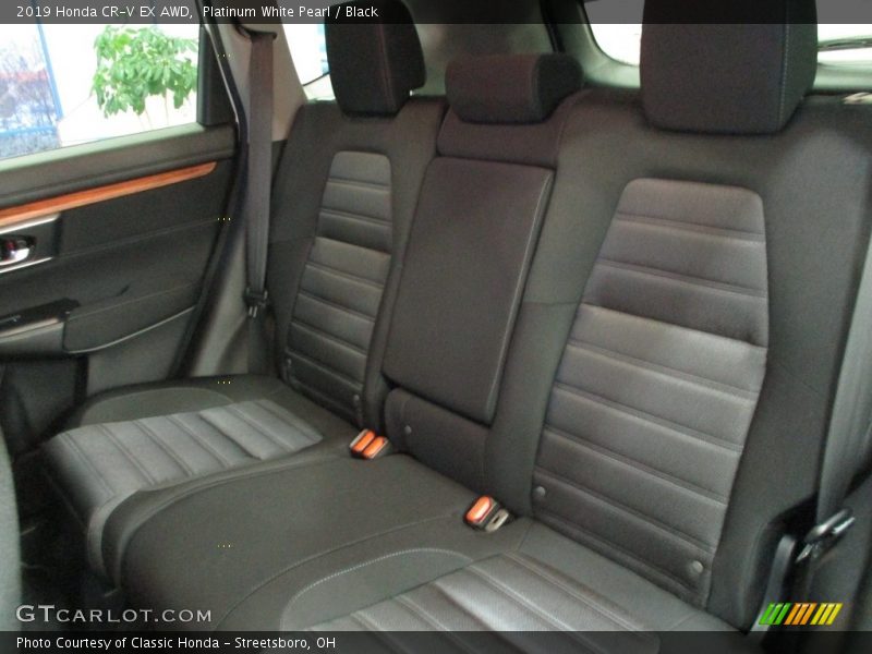 Platinum White Pearl / Black 2019 Honda CR-V EX AWD