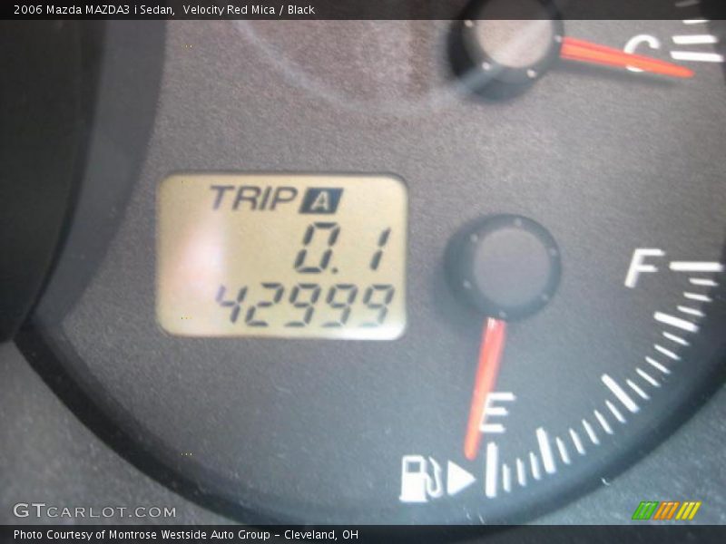 Velocity Red Mica / Black 2006 Mazda MAZDA3 i Sedan