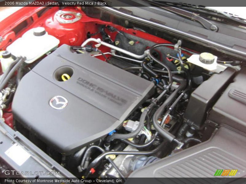 Velocity Red Mica / Black 2006 Mazda MAZDA3 i Sedan