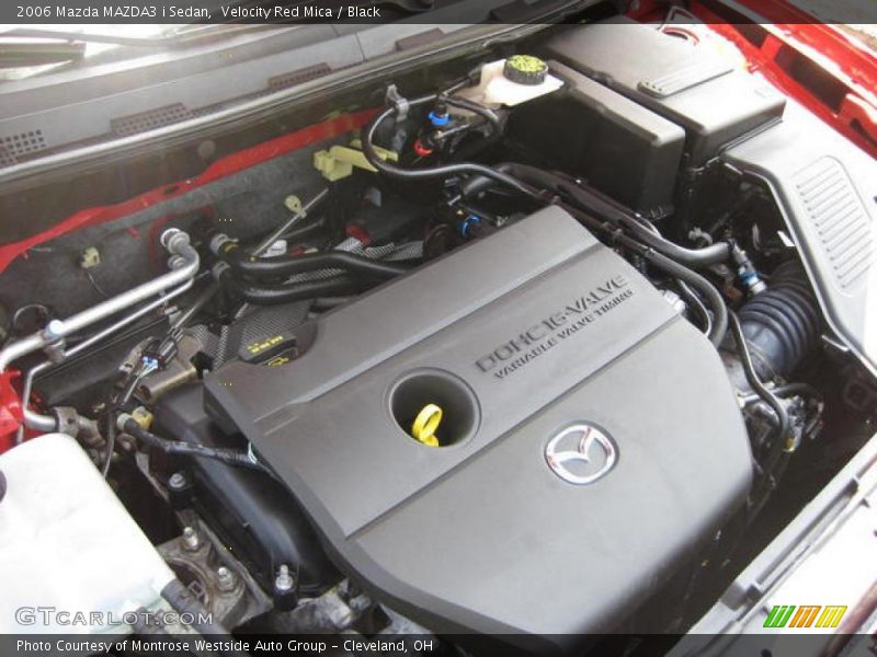 Velocity Red Mica / Black 2006 Mazda MAZDA3 i Sedan