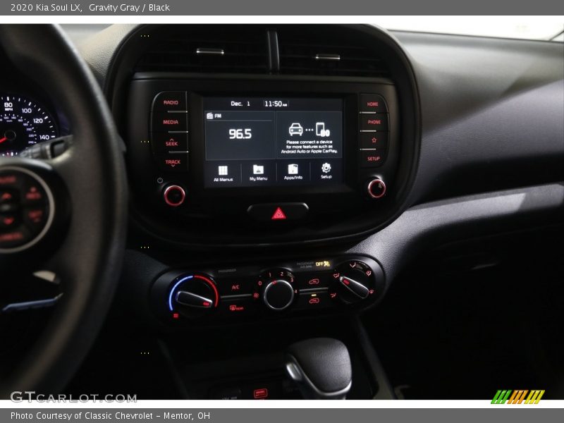 Gravity Gray / Black 2020 Kia Soul LX