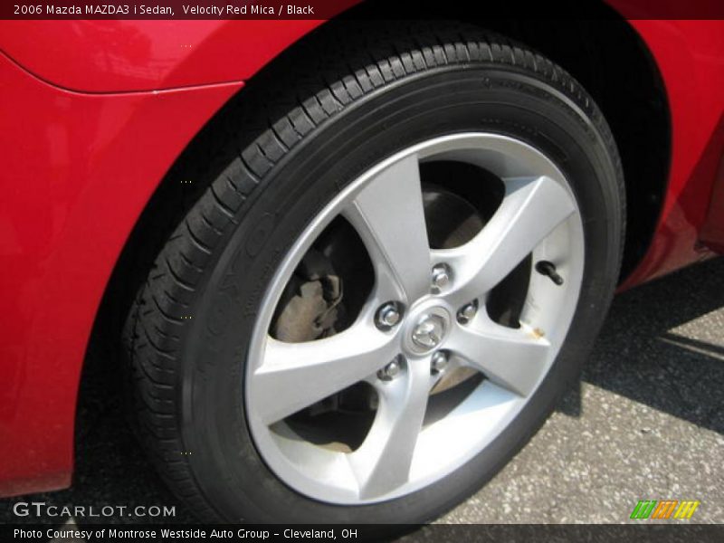 Velocity Red Mica / Black 2006 Mazda MAZDA3 i Sedan