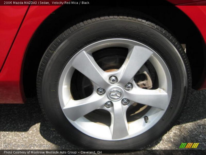 Velocity Red Mica / Black 2006 Mazda MAZDA3 i Sedan