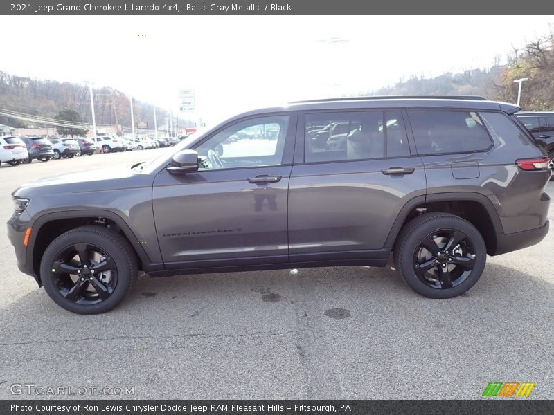 Baltic Gray Metallic / Black 2021 Jeep Grand Cherokee L Laredo 4x4