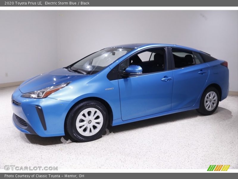 Electric Storm Blue / Black 2020 Toyota Prius LE
