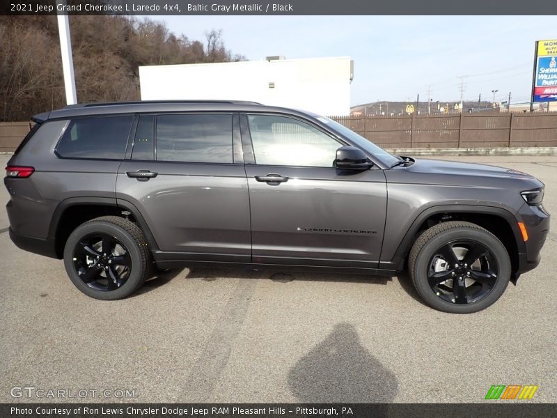 Baltic Gray Metallic / Black 2021 Jeep Grand Cherokee L Laredo 4x4
