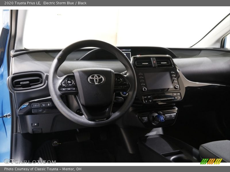 Electric Storm Blue / Black 2020 Toyota Prius LE