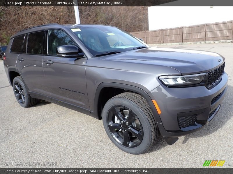 Baltic Gray Metallic / Black 2021 Jeep Grand Cherokee L Laredo 4x4