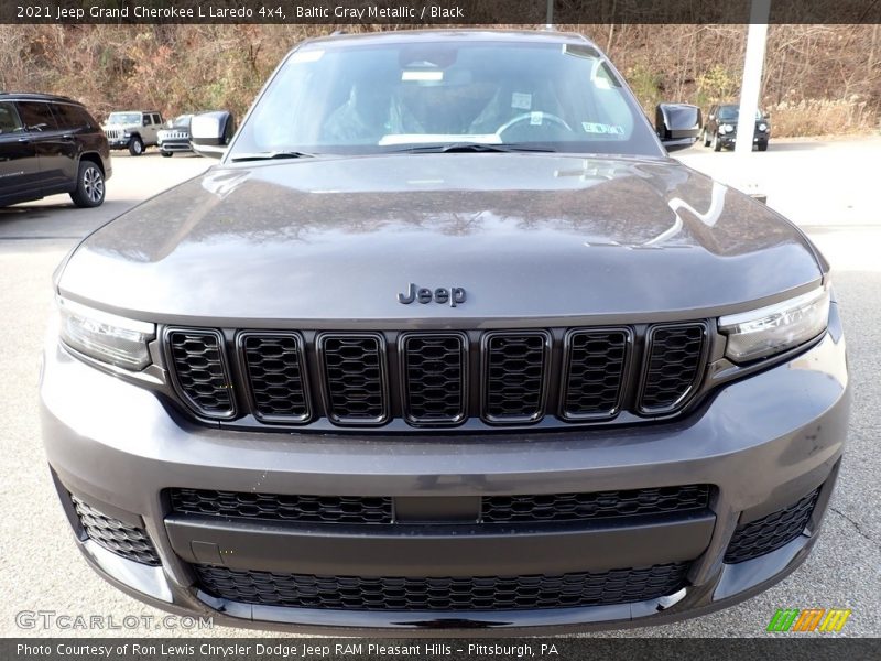 Baltic Gray Metallic / Black 2021 Jeep Grand Cherokee L Laredo 4x4