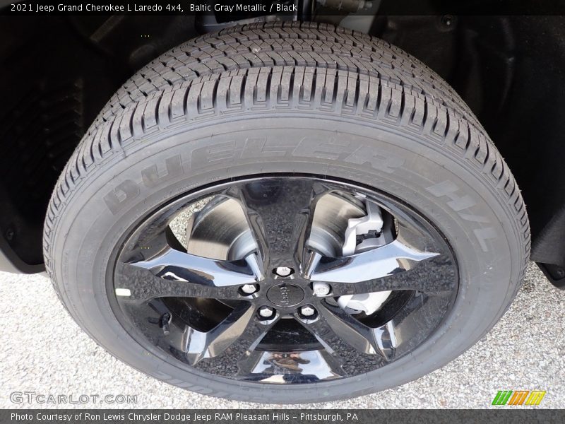 Baltic Gray Metallic / Black 2021 Jeep Grand Cherokee L Laredo 4x4