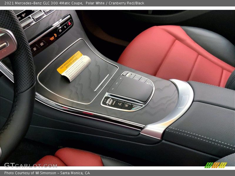 Polar White / Cranberry Red/Black 2021 Mercedes-Benz GLC 300 4Matic Coupe