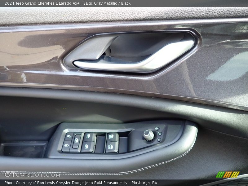 Baltic Gray Metallic / Black 2021 Jeep Grand Cherokee L Laredo 4x4