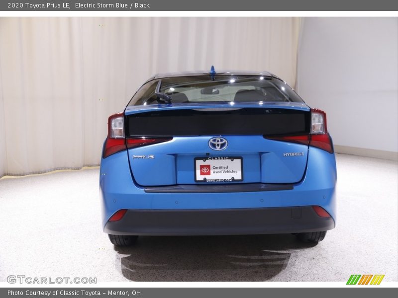 Electric Storm Blue / Black 2020 Toyota Prius LE