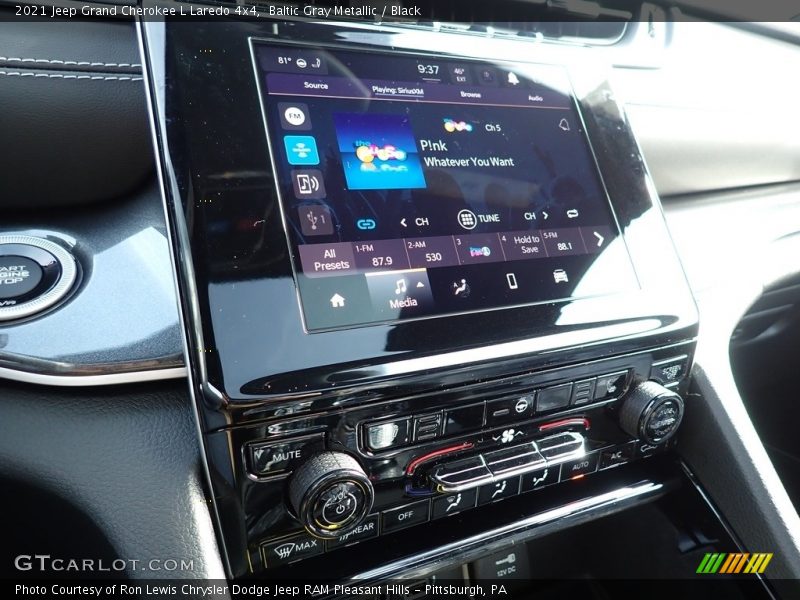 Baltic Gray Metallic / Black 2021 Jeep Grand Cherokee L Laredo 4x4