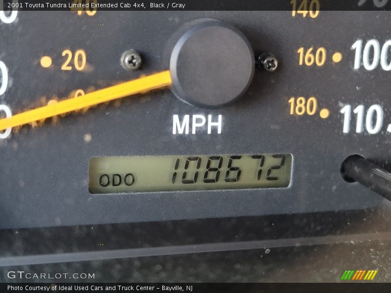Black / Gray 2001 Toyota Tundra Limited Extended Cab 4x4