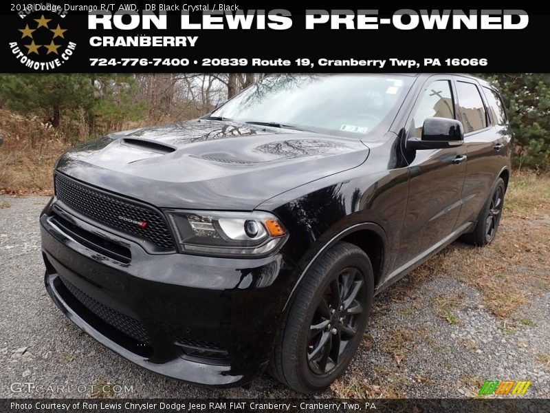 DB Black Crystal / Black 2018 Dodge Durango R/T AWD