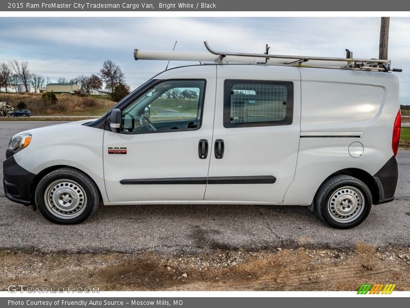 Bright White / Black 2015 Ram ProMaster City Tradesman Cargo Van