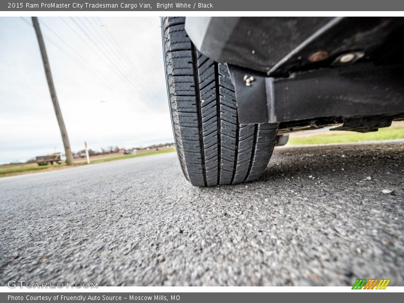 Bright White / Black 2015 Ram ProMaster City Tradesman Cargo Van