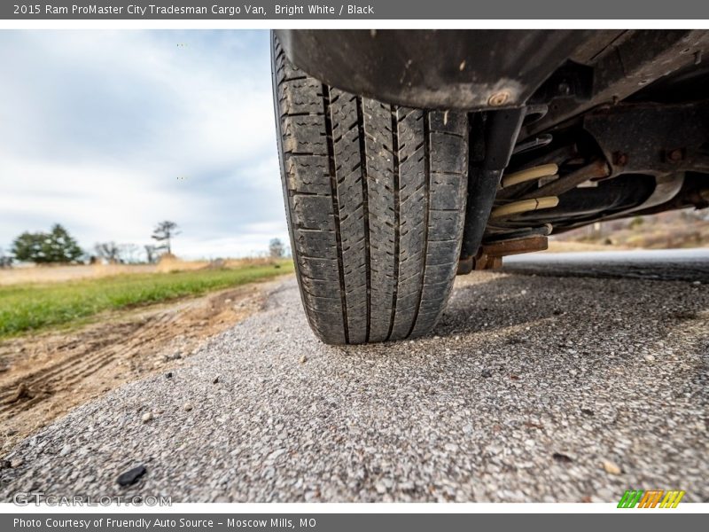 Bright White / Black 2015 Ram ProMaster City Tradesman Cargo Van