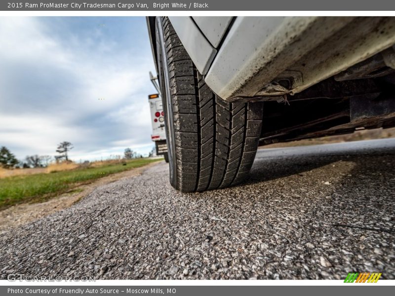 Bright White / Black 2015 Ram ProMaster City Tradesman Cargo Van