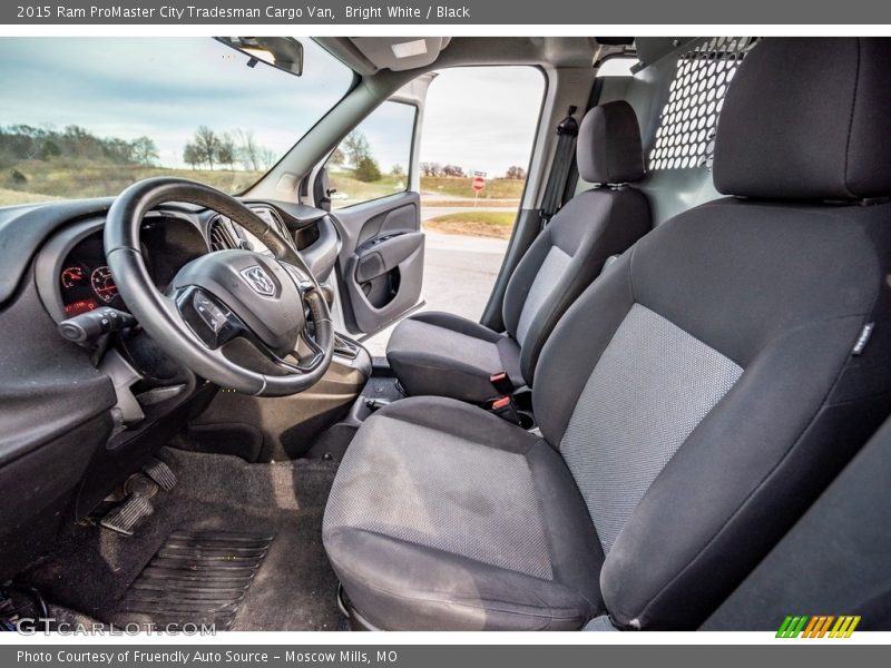 Bright White / Black 2015 Ram ProMaster City Tradesman Cargo Van