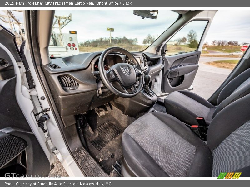 Bright White / Black 2015 Ram ProMaster City Tradesman Cargo Van