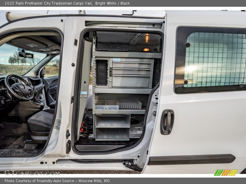 Bright White / Black 2015 Ram ProMaster City Tradesman Cargo Van