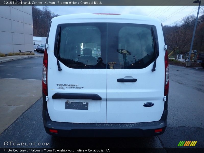 Frozen White / Charcoal Black 2018 Ford Transit Connect XL Van