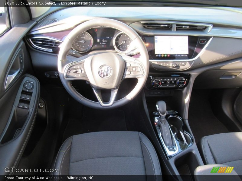 Satin Steel Metallic / Ebony 2020 Buick Encore GX Select