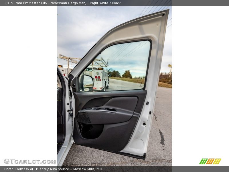 Bright White / Black 2015 Ram ProMaster City Tradesman Cargo Van