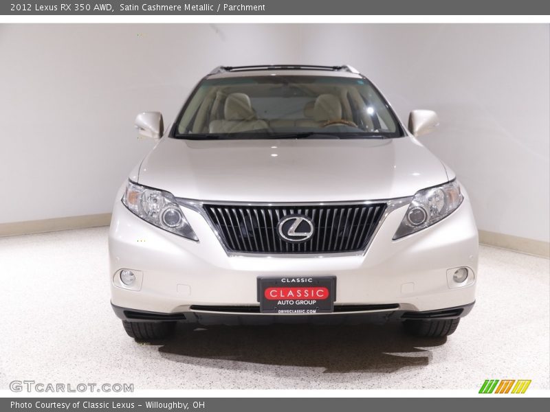 Satin Cashmere Metallic / Parchment 2012 Lexus RX 350 AWD