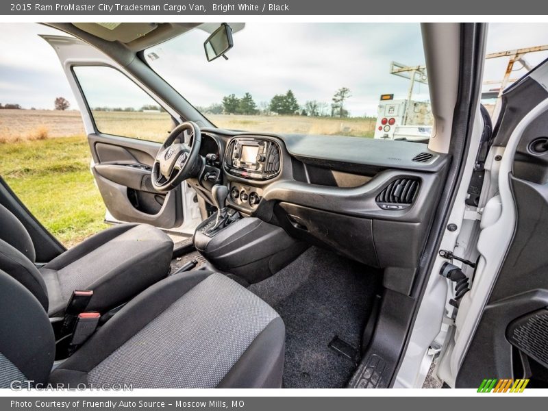 Bright White / Black 2015 Ram ProMaster City Tradesman Cargo Van