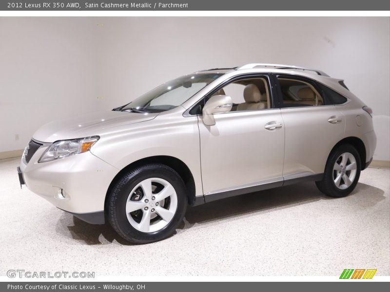 Satin Cashmere Metallic / Parchment 2012 Lexus RX 350 AWD