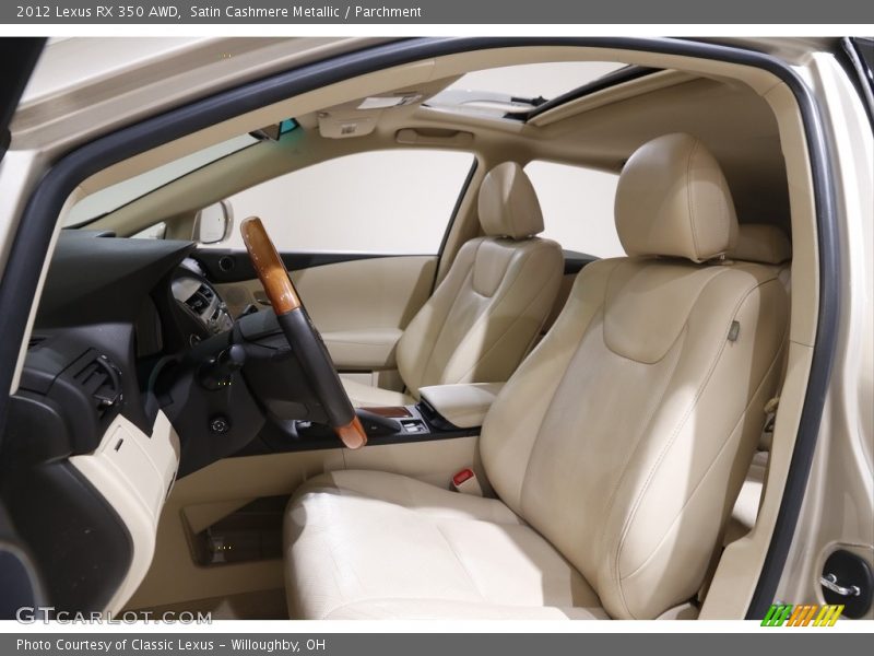 Satin Cashmere Metallic / Parchment 2012 Lexus RX 350 AWD