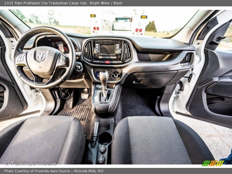 Bright White / Black 2015 Ram ProMaster City Tradesman Cargo Van