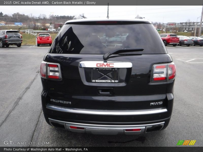 Carbon Black Metallic / Ebony 2015 GMC Acadia Denali AWD