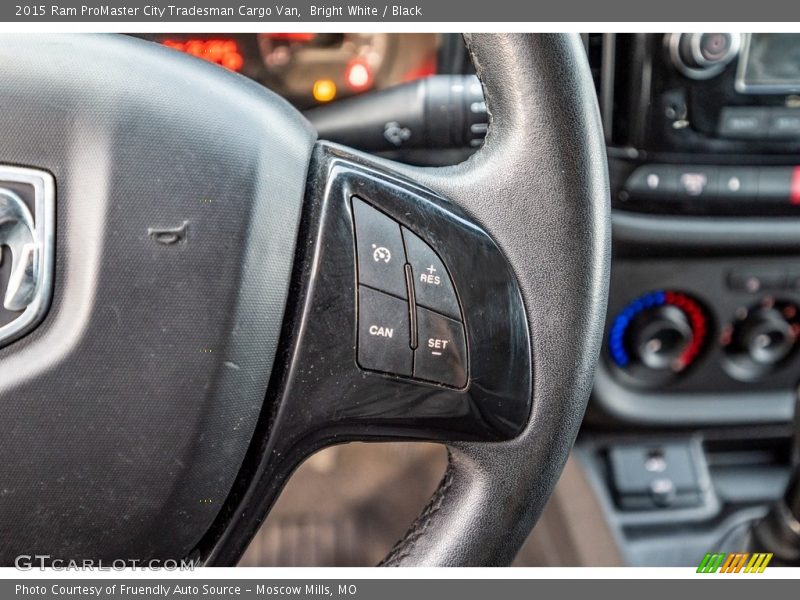 Bright White / Black 2015 Ram ProMaster City Tradesman Cargo Van