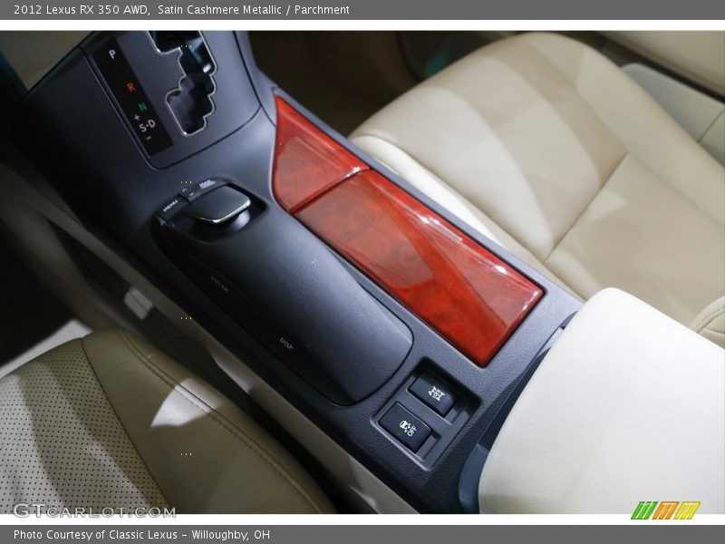 Satin Cashmere Metallic / Parchment 2012 Lexus RX 350 AWD