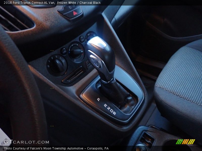 Frozen White / Charcoal Black 2018 Ford Transit Connect XL Van