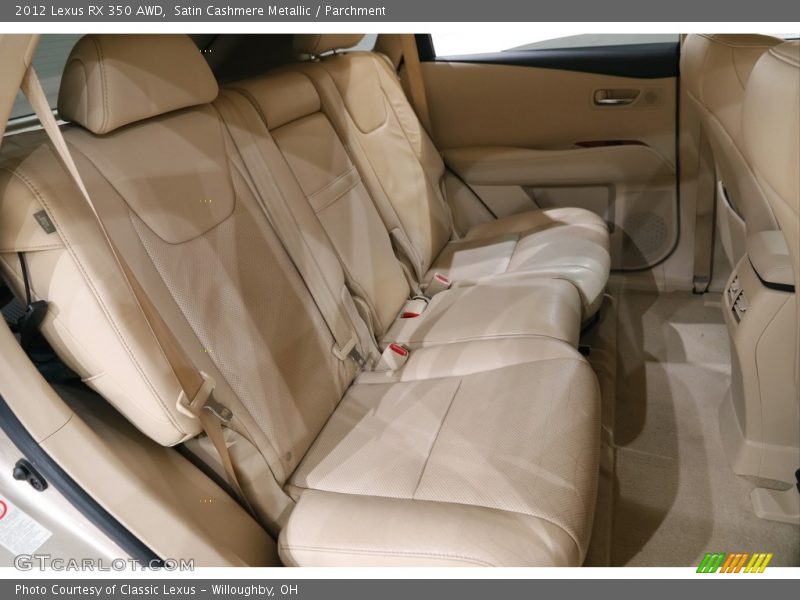 Satin Cashmere Metallic / Parchment 2012 Lexus RX 350 AWD